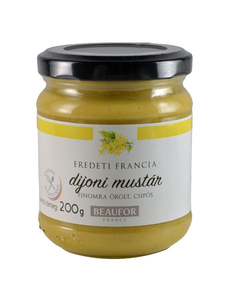 Dijoni mustár finom, csípős 200g