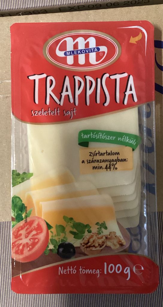 Trappista sajt szeletelt 100g
