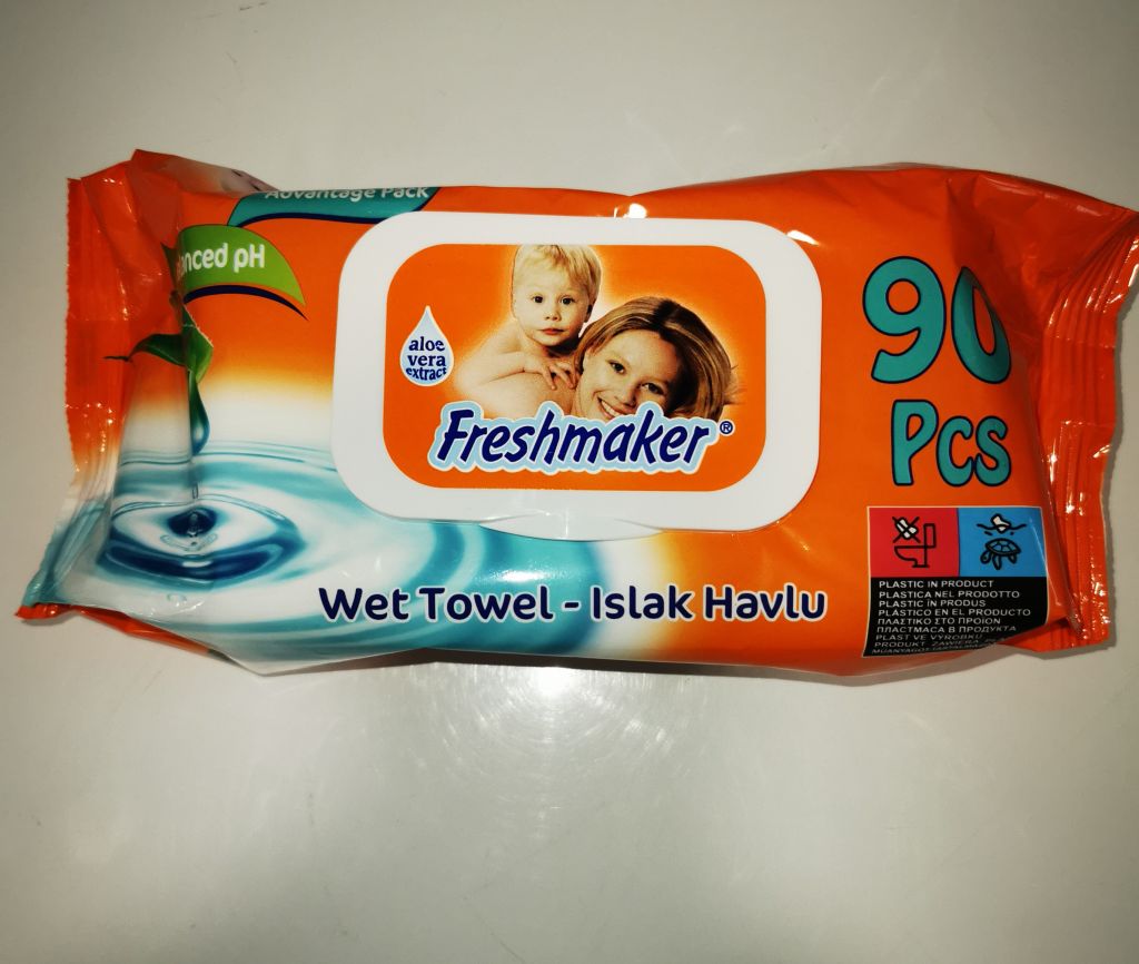 Freshmaker baby nedves törlőkendő 90db