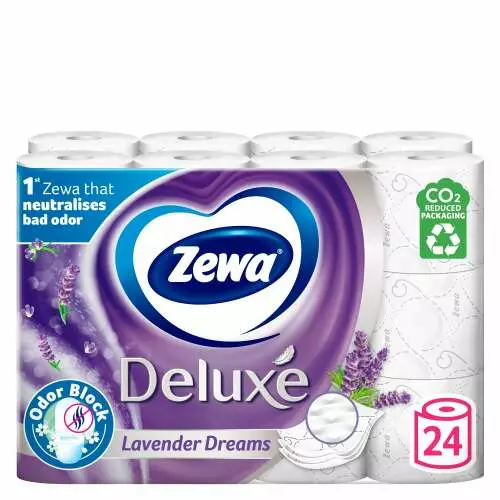 Zewa Deluxe  toalettpapir 16 tek levendula